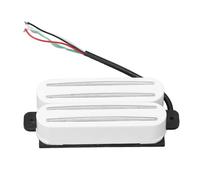 Jeffergarden Electric Guitar Pickup Double Coil High Output Hot Rail Humbucker, Ceramic Magnet Stainless Steel Rails for ST TL Guitars, Clear Highs Strong Lows for Stage Performance