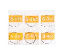Jeffergarden Electric Guitar Strings, Steel Wire Strings Set Including E-1st B-2nd G-3rd D-4th A-5th E-6th, Bright and Smooth, with Moderate Hardness, Lock the String Ends Firmly,