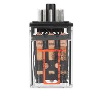 Jeffergarden Electromagnetic Relay AC 10A 3Z General Electrical Relay with 11 Pins Plug in Terminal for Automation and Control Systems