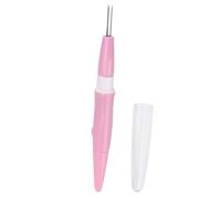 Jeffergarden Felting Tools, Adjustable Punch Needle Pen with 3 Needles, Lightweight Crafting Tool for DIY Wool Crafts and Embroidery Projects (Pink)