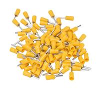 Jeffergarden Ferrule Set Crimping Wire Terminal Connector Kit Easy Insulation Strain Relief Broad Utility Power Electronics Industry 100Pcs Ferrule Connectors 48A Maximum Current for AWG