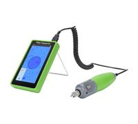 Jeffergarden Fiber End Face Detector, 5 Inch LCD Touch Screen Fiber Optic Microscope with SC FC ST LC Male SC LC Female Connectors, for End Face Inspection and Real Time Measurement