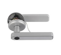 Jeffergarden Fingerprint Door Lock, Zinc Alloy Smart Lock with Biometric Unlocking, 3 Methods for Apartments and Various Wooden and Metal Doors (Silver)