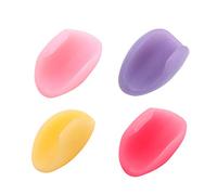 Jeffergarden Flute Thumb Rest, Silicone Finger Cover for Flute Players, with 4pcs Random Color Cushion to Reduce Fatigue and Maintain Correct Finger Position