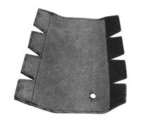 Jeffergarden French Horn Hand Guard Leather Hand Pad Wrap Cover Anti Slip Grip Surface Instrument Protector Easy Install for Practice Rehearsal and Student Player Use (Black)