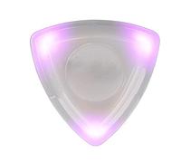 Jeffergarden Glowing Guitar Pick, High Sensitivity LED Light, Durable with CR1220 Battery, for Beginners and Professionals (Purple)