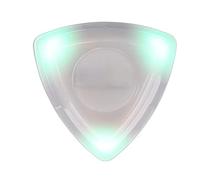 Jeffergarden Glowing Guitar Pick, High Sensitivity LED Light, Durable with CR1220 Battery, for Beginners and Professionals (Green)
