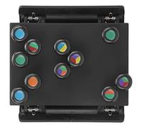 Jeffergarden Guitar Aid Chord Trainer 6 Colors for Common Extended Chords 7 Chords 9 with 30 Pressing Methods Universal Learning Tool for Beginners Practice Accessories