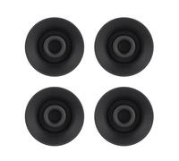 Jeffergarden Guitar Control Knobs 4 PCS Plastic Volume Tone Control Knobs 6mm Inner Hole 2.6 X 1.3cm for Style Electric Guitar Parts Replacement for Lovers (Black Knob Gold Lettering)