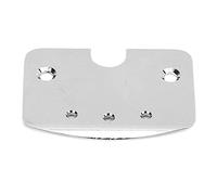 Jeffergarden Guitar Neck Plate Metal Replacement for 3-String Cigar Box Guitar Accessories Durable Design Convenient Installation