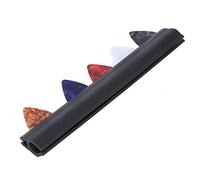 Jeffergarden Guitar Picks Holder Clamp with 5pcs Random Color Pickups Rubber Material Easy Installation for Microphone Stand Accessories