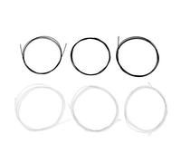 Jeffergarden Guitar String for Classical Guitars, Nylon Material, Clear Timbre, Smooth Sound Definition, Replacement Part for Music Lovers (C103 Classical Guitar Black and White Nylon Light)