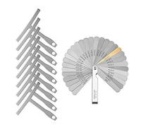 Jeffergarden Guitar Tool Kit 9 Radius Gauge 32 Blades Feeler Gauge Guitar Tool Kit for Repairing Maintaining