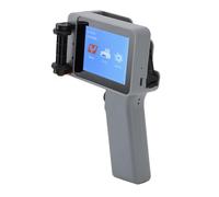 Jeffergarden Handheld Inkjet Printer Silver Color 12.7mm HD LED 4.3 Inch Touchscreen Multifunctional Compact Coding Machine for Plastic Bottles
