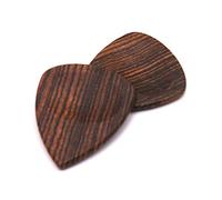 Jeffergarden Handmade Black Walnut Guitar Picks Bocote Wood Plectrum Set for Acoustic Ukulele, Durable for Musical Accessories Replacement