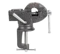 Jeffergarden Heavy Duty Bench Vise 2 Inch 360 Degree Rotating Base Workbench Vice for Clamping Cutting Grinding Polishing Cast Steel Table Vise for Workshop Garage