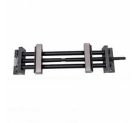 Jeffergarden Heavy Duty Cast Iron Workbench Vise with Diagonal Protective Strips and Pipe Jaws for Woodworking Drilling Projects