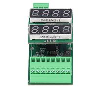 Jeffergarden High Accuracy Temperature Transmitter Module PCB Integrated Circuit Digital Display 2PT100 WSM03-01 Digital Display Temperature Transmitter Module Sensor Acquisition Industrial (Without