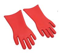 Jeffergarden High Voltage Electrical Insulated Rubber Gloves, Flexible Nature Rubber, Design, 12kV Electrician Work Gloves for Safety in Wet Environments