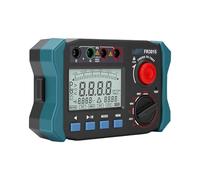 Jeffergarden Megohmmeter Insulation Resistance Tester 0.06MΩ-50.00GΩ LCD Display Backlight Data Storage 500 Groups with Shockproof Housing for Motor Cable Transformer Electrical Testing