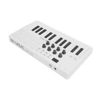 Jeffergarden MIDI Keyboard Controller, 25 Key USB MIDI Keyboard with Dynamic Keybed, 8 RGB Pads 8 Knobs, Wireless USB B Battery Powered for Music Production Travel Studio