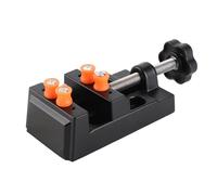 Jeffergarden Mini Bench Vise Strong, Lock Down Vise Milling Clamping Table Drilling Machine for Jewelry, Watch, Hobby, Model Making。with 4 Fixed Curve，Maximum Clamping Length is 5.3cm.