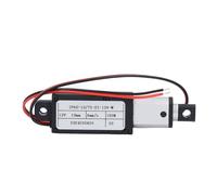 Jeffergarden Mini Electric Linear Actuator 12V 150N Thrust 10mm Stroke 4mm/s Speed with Mounting Brackets for Robotics Home Automation Window Opener Cabinets