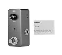 Jeffergarden Mini Looper Pedal 5 Minutes Looping Time Professional Tone Quality for Guitar Bass with USB Interface (Dark gray)