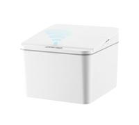 Jeffergarden Motion Sensor Trash Can, Automatic Infrared Garbage Bin with Folding Lid for Kitchen Office Bathroom, 4L/6L Capacity, ABS Material (4L)