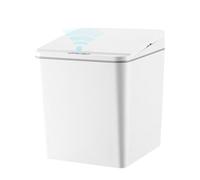 Jeffergarden Motion Sensor Trash Can, Automatic Infrared Garbage Bin with Folding Lid for Kitchen Office Bathroom, 4L/6L Capacity, ABS Material (6L)