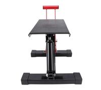 Jeffergarden Motorcycle Hydraulic Jack Stand, Iron Lift Table with Hydraulic Height Adjustment, 330 Lbs Capacity, Rotating Repair Hoist for Off Road Dirt Bike ATV Maintenance Shop Use