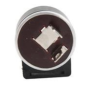 Jeffergarden Motorcycle Turn Signal Flasher Relay, ABS 2 Pin Mechanical Blinker Module 12V 8W, Rotatable Mount OEM Style Fit for DT175 DT360 DT400 GT80 DT100 XT500 Riders