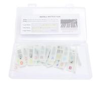 Jeffergarden Piano Key Stickers 61 Key Full Size Luminous Silicone Keyboard Note Labels Removable Piano Stickers for Beginners Reusable with Storage Box (Color)