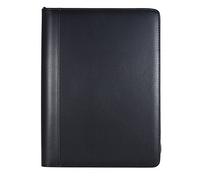 Jeffergarden Portfolio Organizer A4 Modern Business with Multiple Pockets Soft PU Leather for Job Zippered Closure