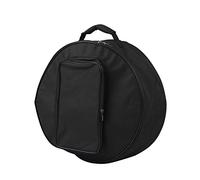 Jeffergarden Professional Snare Drum Bag, Nylon Fabric, Protective Backpack for 14 Inch Drum, Convenient Carry with Pockets for Sticks and Music Book (Black)