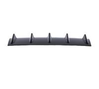 Jeffergarden Rear Bumper Lip Diffuser Gloss Black ABS Rear Lower Bumper Lip 23 X 6 in with Diffuser Fins Wing Easy Install for Sedans Sports Cars SUVs Coupes