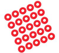 Jeffergarden Red Silicone Grolsch Gaskets, Premium Silicone, 25Pcs, Swing Flip Top Bottle Seals for Home Brewing