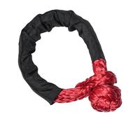 Jeffergarden Road Recovery Rope, Soft Snacks High Strength 17 Tons of Breaking Strength for the Restoration of Road Drags (Red)