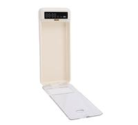 Jeffergarden Self Discipline Phone Lock Box with Timer, ABS Transparent Cover for Screen Time Management, Portable Cell Phone Locker for Home Office Classroom Student Adult Fitness (Beige)