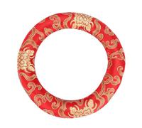 Jeffergarden Singing Bowl Cushion, Silk Brocade Ring Pillow, Soft Comfortable Design for 7-10 Inches Bowls, for Meditation (Red OEM: 75503-35061-D0, 7550335061D0)