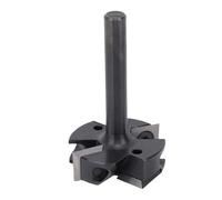 Jeffergarden Slab Flattening Router Bit CNC Spoilboard Surfacing Bit with 4 Flutes 1-1/2in Cutting Diameter and 8mm Round Shank for Woodworking Processing Slotting Hardwood Plywood MDF