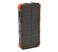 Jeffergarden Solar Power Bank 36800mAh Portable Charger with Quick Charge 3 USB Ports, High Capacity Solar Charger for Outdoor Camping Emergency Dual LED Light (Orange)