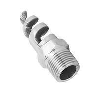 Jeffergarden Spiral Nozzle, Stainless Steel, Male Thread Watering Accessories, Atomized Clogging Hose Sprayer, 60 to 180 Degree Spray for Lawn and Garden (G3/8 DN10)