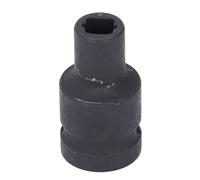 Jeffergarden Square Tap Socket M12 1/2 Inch Drive Cr Molybdenum Steel Impact Tool with Spring Loaded Locking for Electric Pneumatic Wrenches