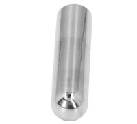 Jeffergarden Stainless Steel Guitar Slide Bar, Solid Metal Slider Rod with Finger Slot Design for Lap Steel Electric Guitars, 3.3 X 0.9 Inch