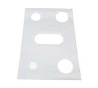 Jeffergarden Stove Top Cover PTFE Non Stick Heat Stove Protector 24.4 X 16.3 in Reusable Washable Gas Range Guard for Home Kitchen Burner Oil Dirt Control (Silver)