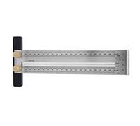 Jeffergarden T Type Hole Ruler, Stainless Steel Scribing Tool, Accurate for Woodworking, Multi-Angle Setup for Carpenters, 400mm Measuring Range (200mm marking ruler type B)