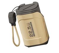 Jeffergarden Telephone Battery Pack, Small 10000 -MAH Power Tests 22.5W with Foldable Alternating Currents and Cables for the Trip (Desert Yellow)