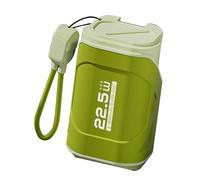 Jeffergarden Telephone Battery Pack, Small 10000 -MAH Power Tests 22.5W with Foldable Alternating Currents and Cables for the Trip (Green)