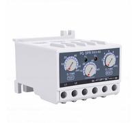 Jeffergarden Thermal Overload Relay 5-60A Open Phase Protection Adjustable Startup Trip Delay with Manual Automatic Reset Test Stop Buttons for Motor Protection Systems